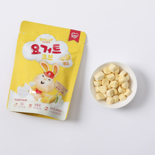 Korean Cheeki Monki Yogurt Cubes Mango 30x16g