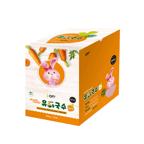 
Cheeki Monki Nutritious Baby Noodles Carrot 4x8x150g (8M+) 