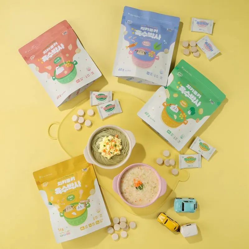 Cheeki Monki Kids coin Broth Seafood ម្សៅស៊ុប 30x60g (6M+)