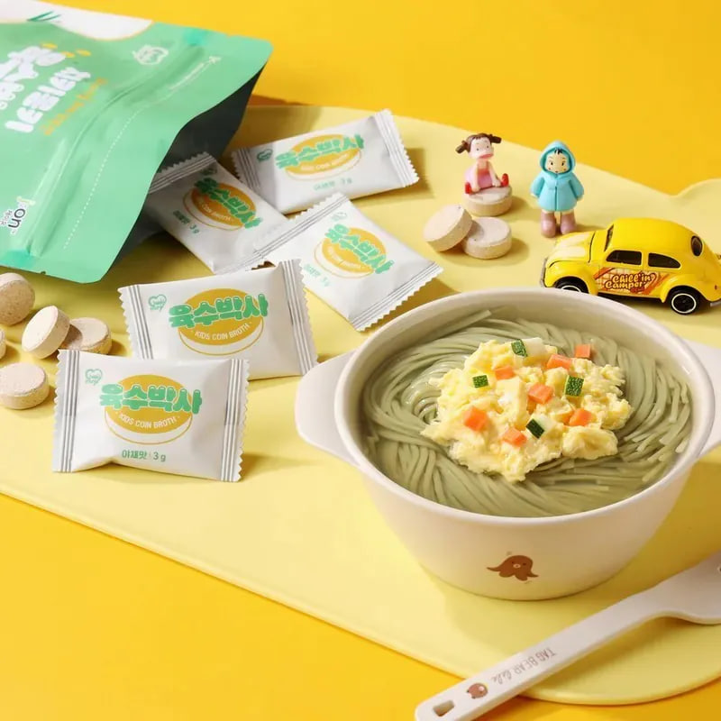 Cheeki Monki Kids coin Broth Vegetable ម្សៅស៊ុប 30x60g (6M+)