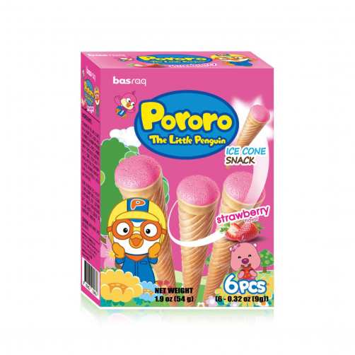 Pororo Ice cone snack Strawberry 20x54g(24M+)