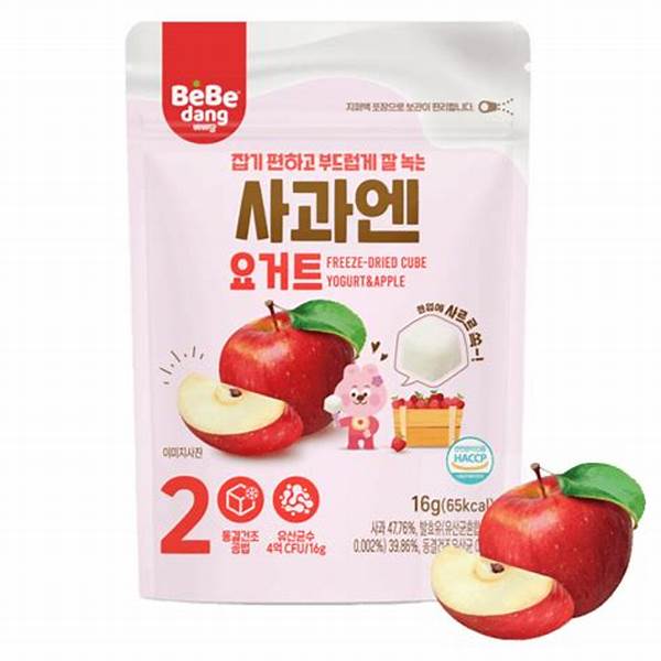 Korean BeBe dang Yogurt Cube Apple 10+ 16g (6M+)