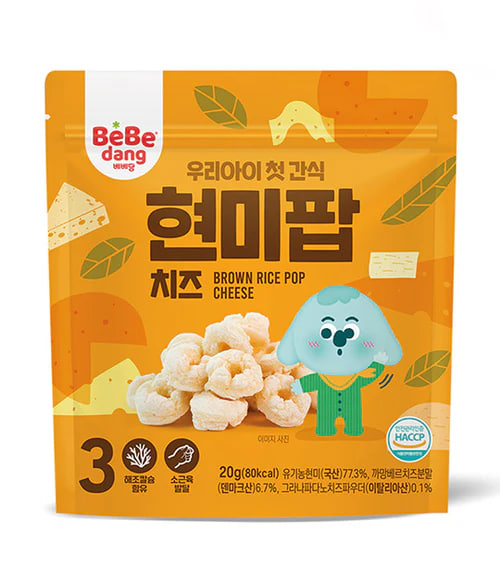  Brown Rice Pop-Cheese Plus12+ 20g (15M+)
