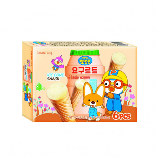 [Inventory Part] Korean Pororo Ice cone snack Yogurt 20x54g(24M+)